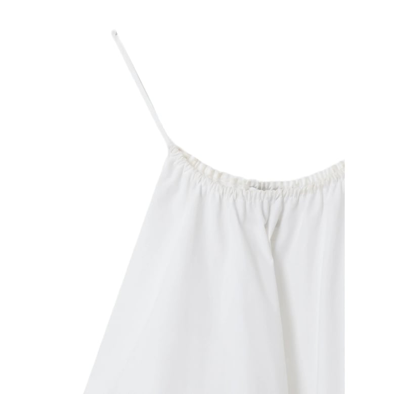 top tie-shoulder white by Selfnex