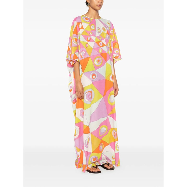 dress iride print pink/orange by Selfnex