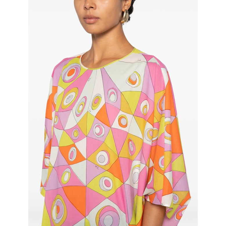 dress iride print pink/orange by Selfnex