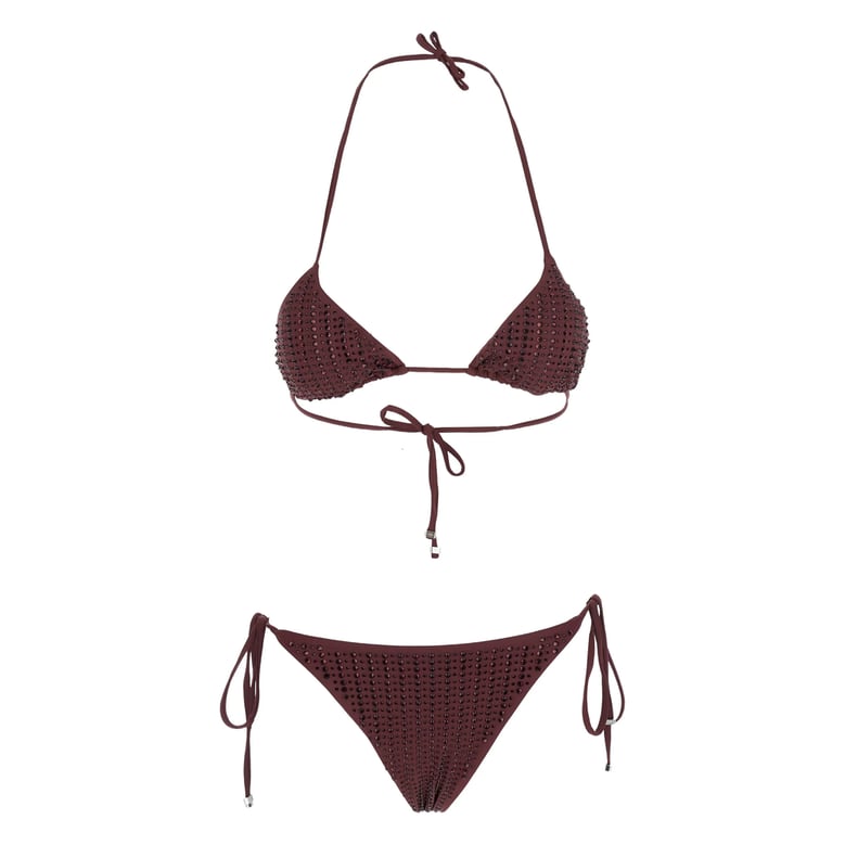 triangle bikini set red by Selfnex