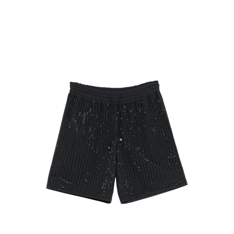 shorts crystal-embellished black by Selfnex