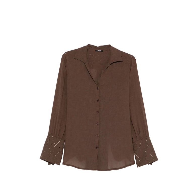 shirt in brown by Selfnex