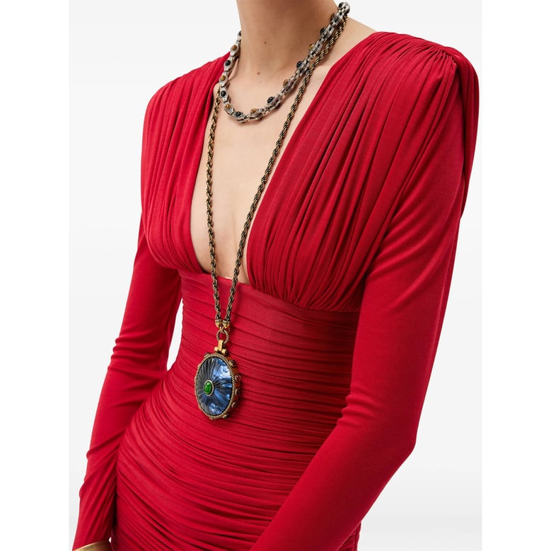midi dress red by Selfnex