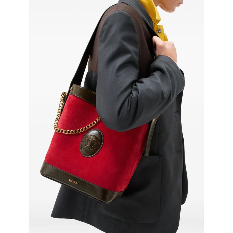 bucket bag pivot red/black by Selfnex