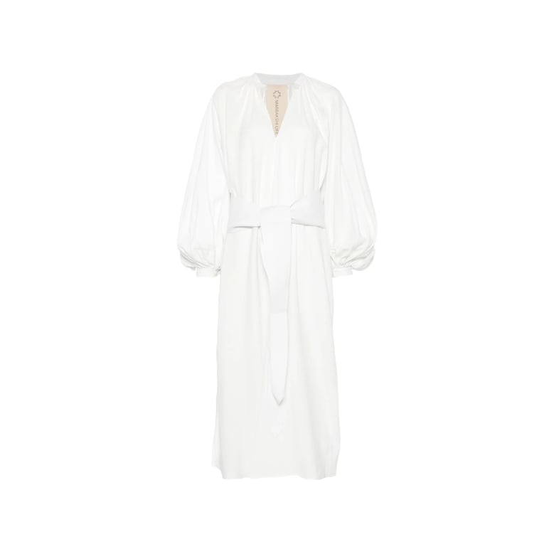 dress white cotton by Selfnex