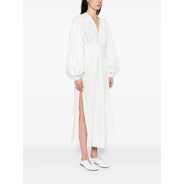 dress white cotton by Selfnex