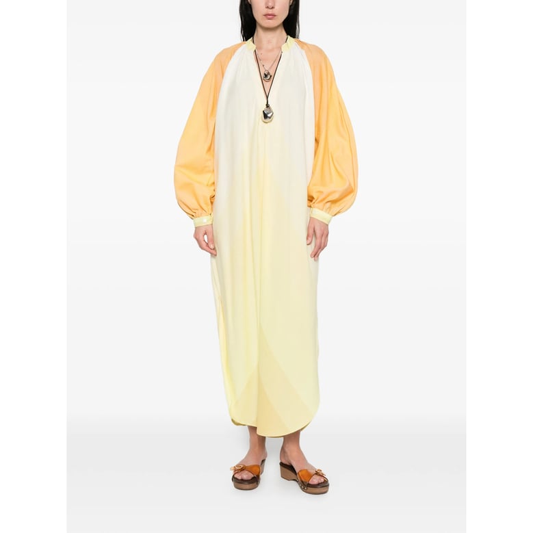 dress cotton yellow/orange by Selfnex