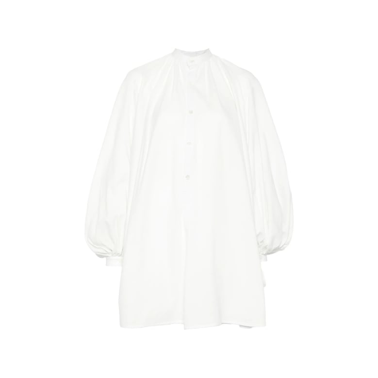 dress white cotton by Selfnex