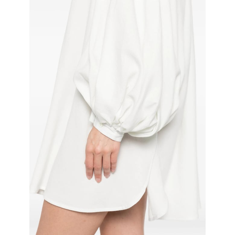 dress white cotton by Selfnex