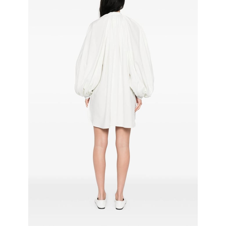 dress white cotton by Selfnex