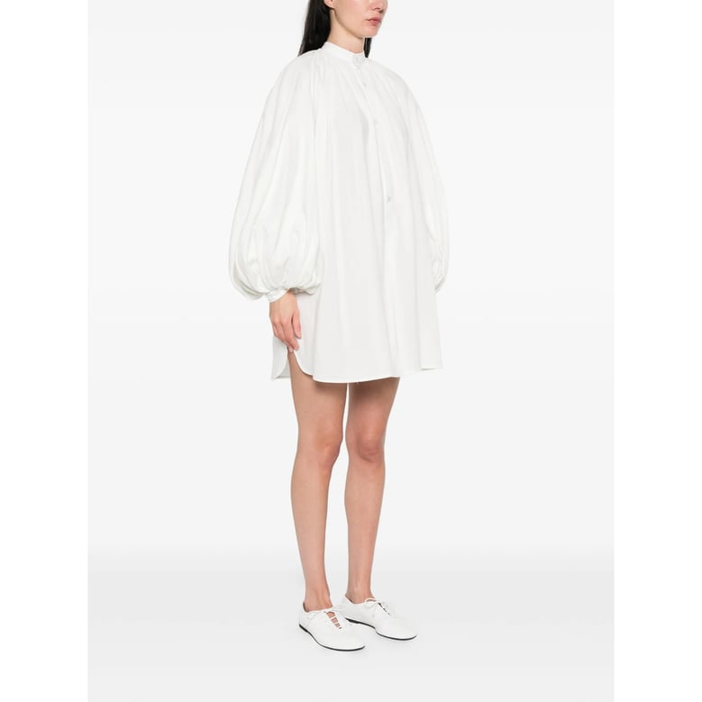 dress white cotton by Selfnex