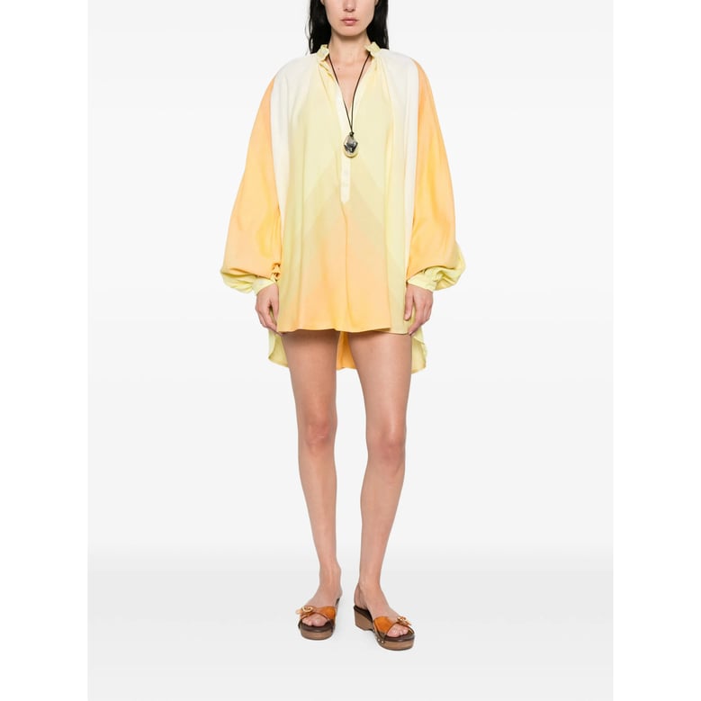 dress yellow/orange cotton by Selfnex