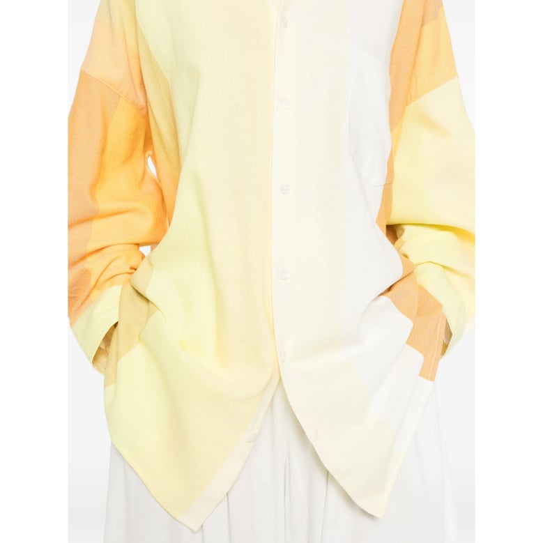 shirt cotton yellow/orange by Selfnex