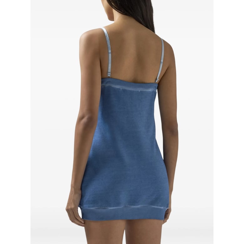 dress blue cotton by Selfnex