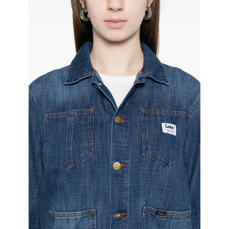 shirt gabriela stone blue linen by Selfnex