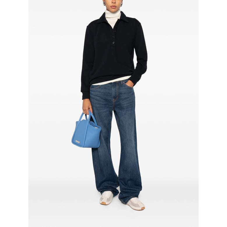knit sweater blue by Selfnex
