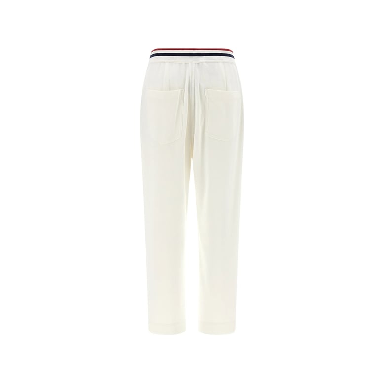 trousers white cotton by Selfnex