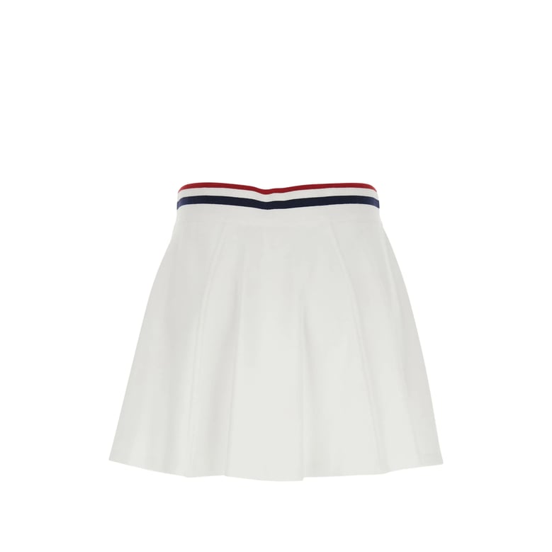 skirt a-line white by Selfnex