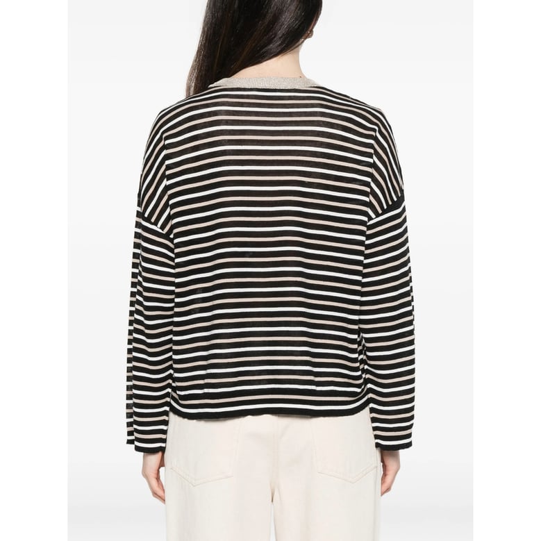 sweater crew neck black/neutrals by Selfnex
