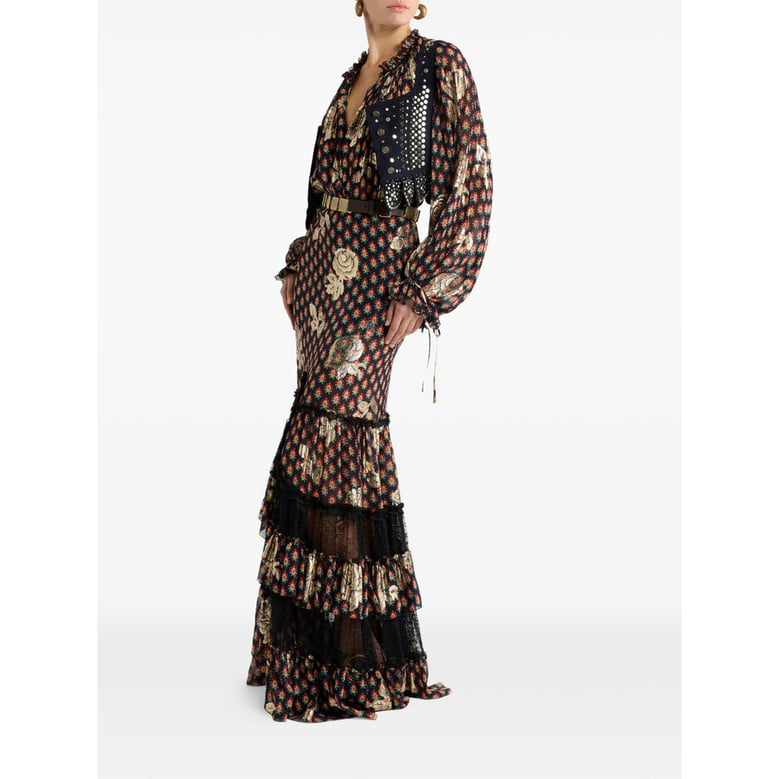 shirt black silk by Selfnex