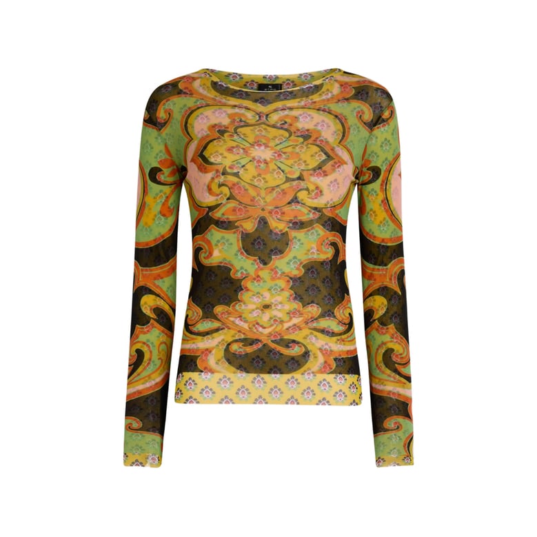 long-sleeved top green by Selfnex