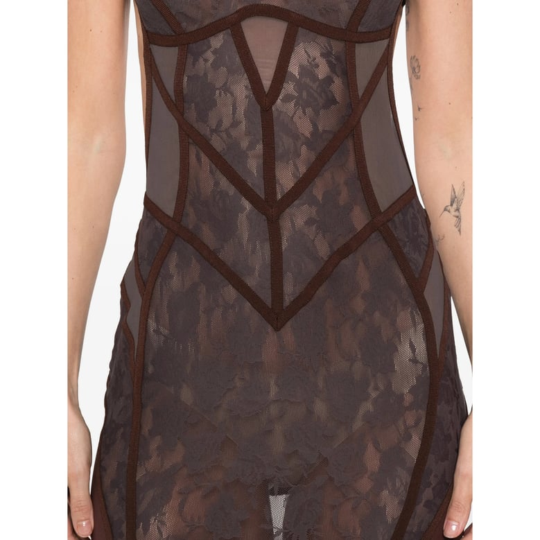 dress brown by Selfnex