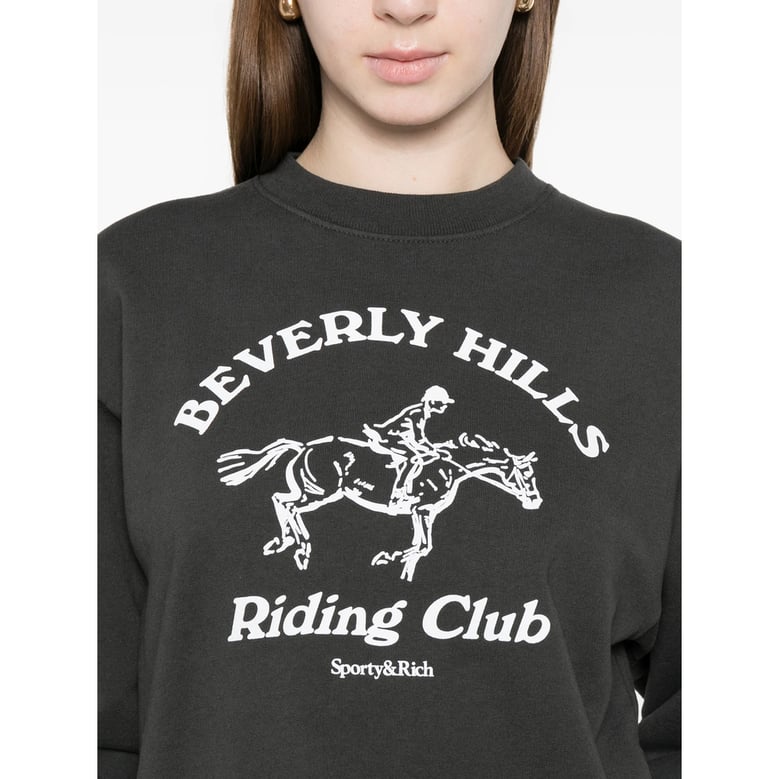 crewneck sweater black by Selfnex