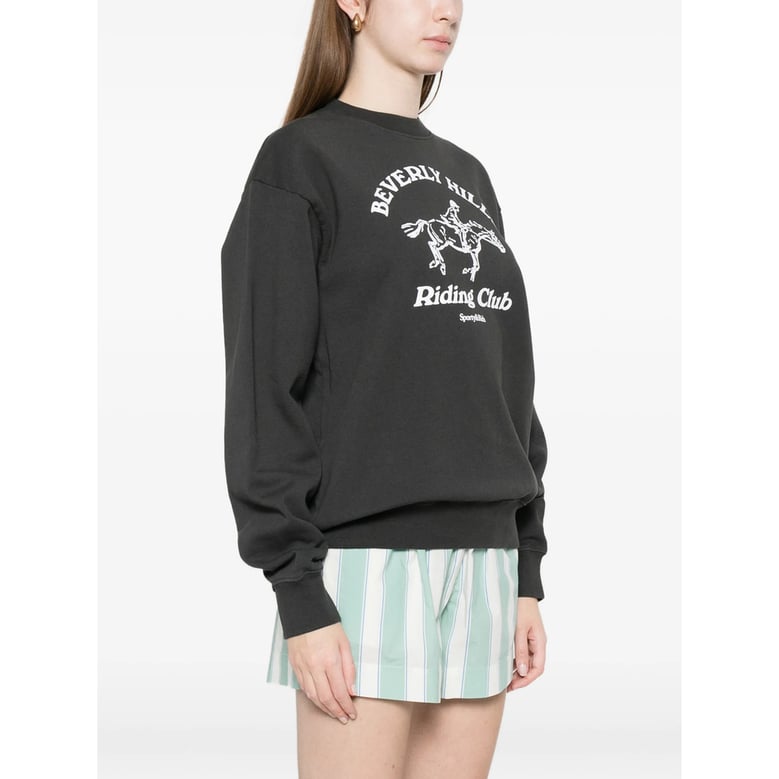 crewneck sweater black by Selfnex