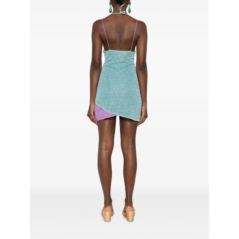 dress in lurex blue by Selfnex