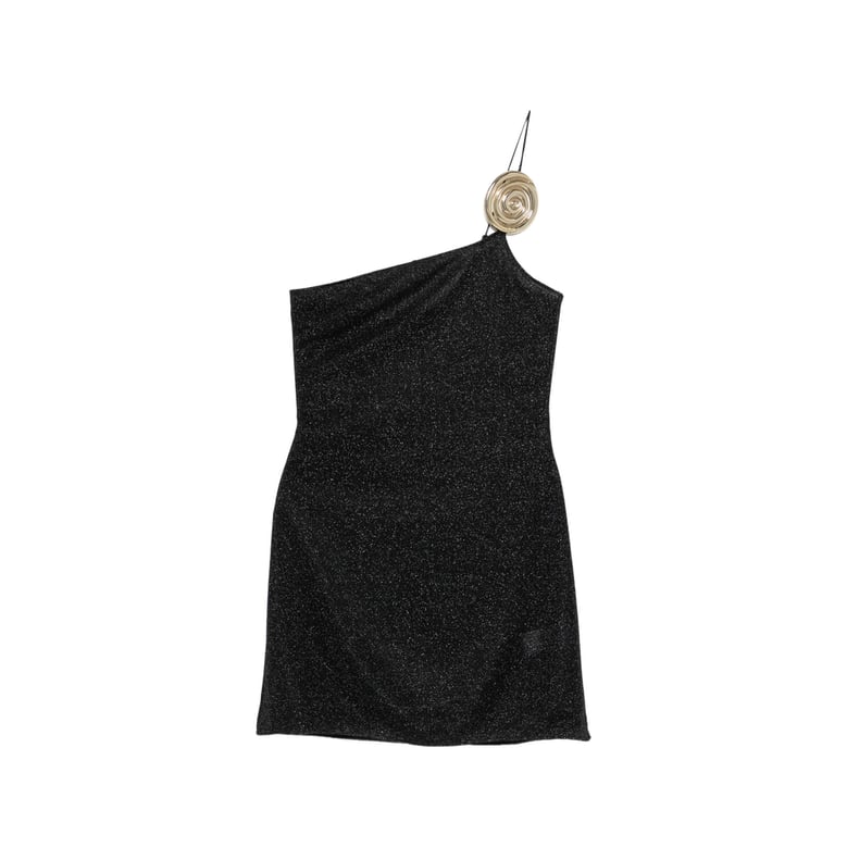 dress one-shoulder lurex black by Selfnex