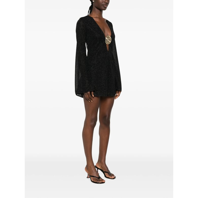 dress v-neck black by Selfnex