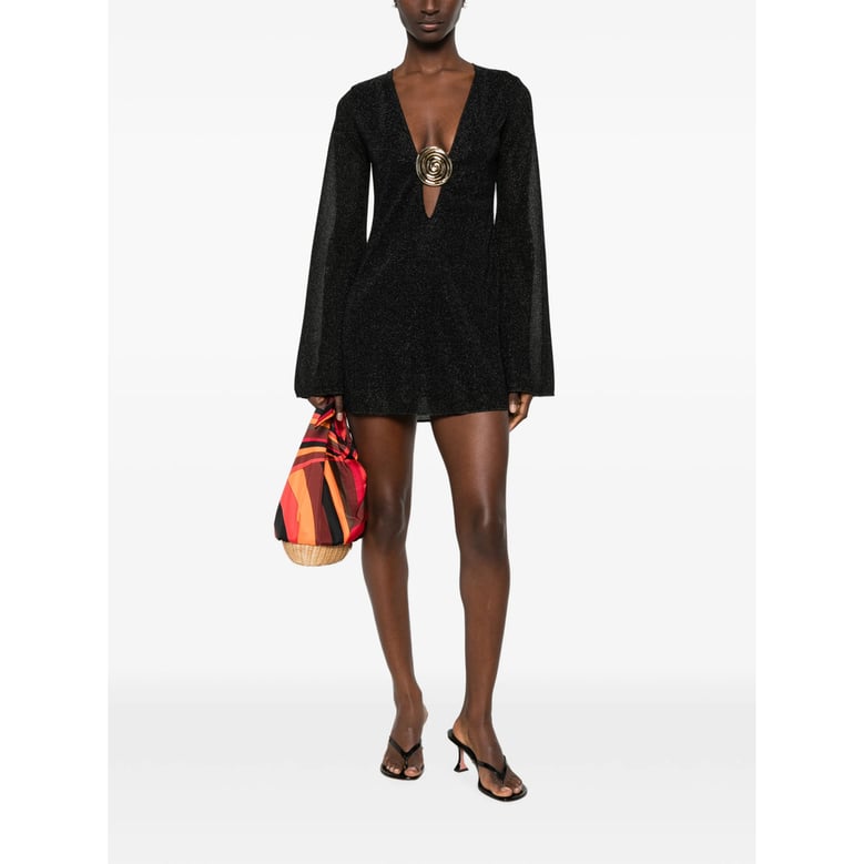 dress v-neck black by Selfnex