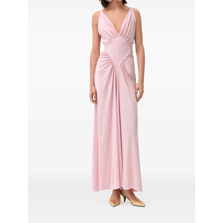 evening gown pink by Selfnex