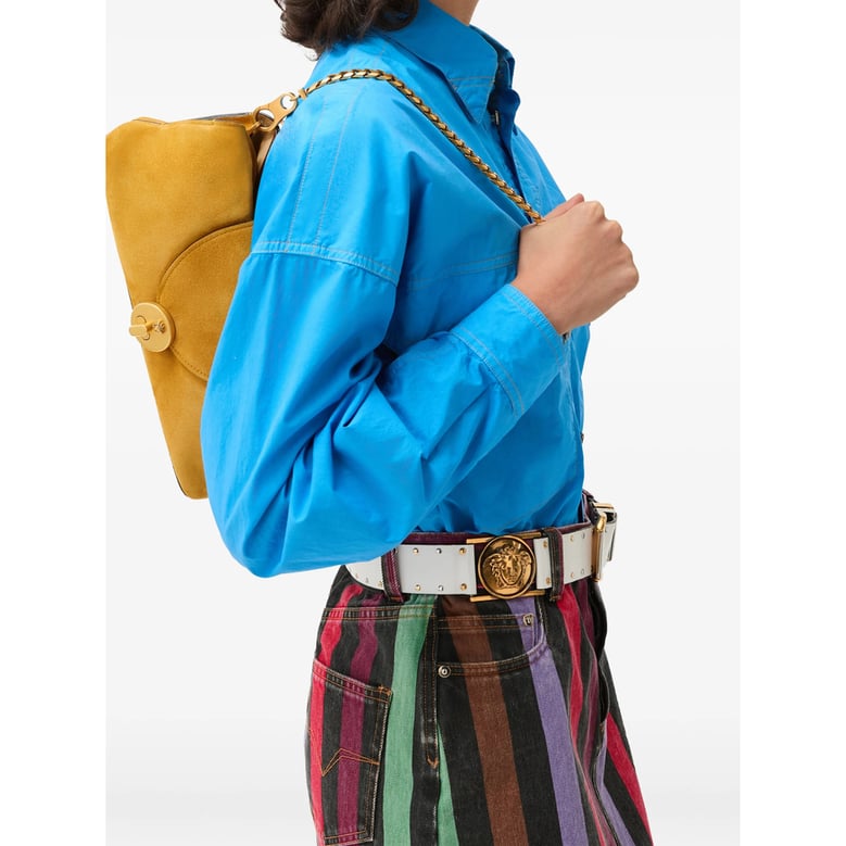 clutch vivian yellow suede by Selfnex