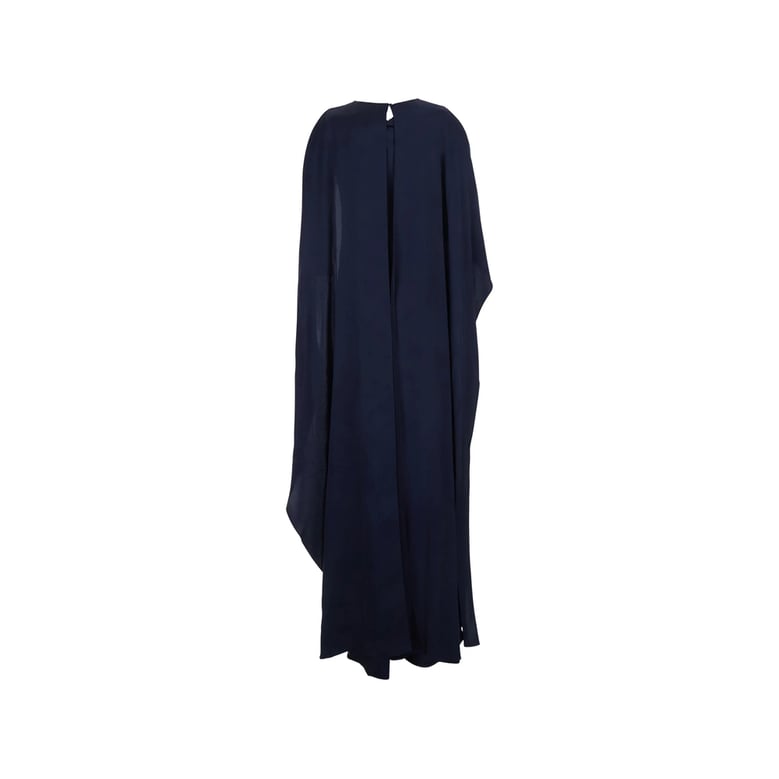 dress draped cape blue by Selfnex
