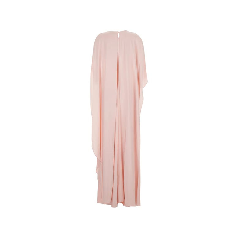 evening dress pink draped by Selfnex