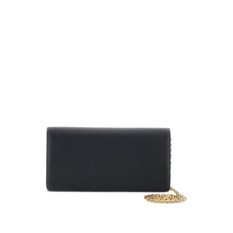 clutch bag black calf leather by Selfnex