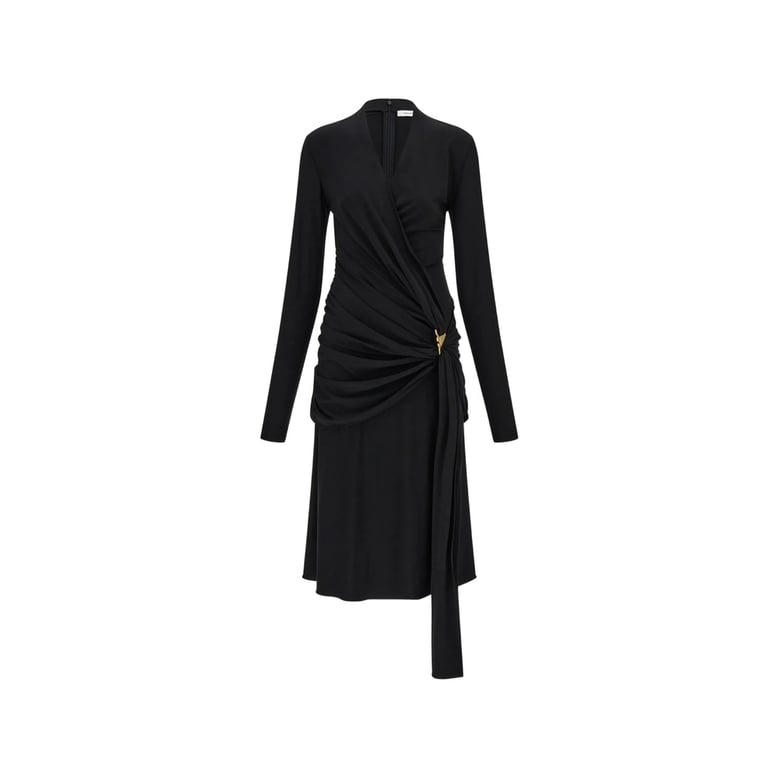 dress viscose jersey black by Selfnex