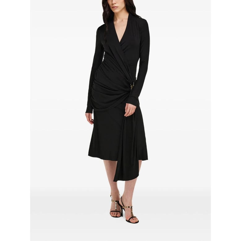 dress viscose jersey black by Selfnex