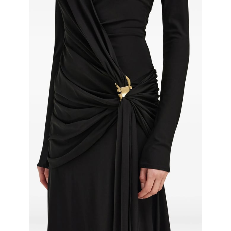 dress viscose jersey black by Selfnex