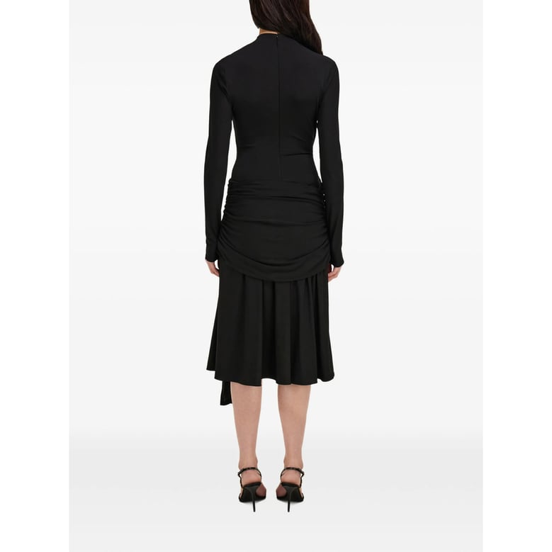 dress viscose jersey black by Selfnex