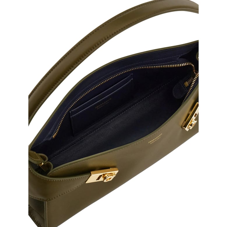 shoulder bag east-west hug green by Selfnex