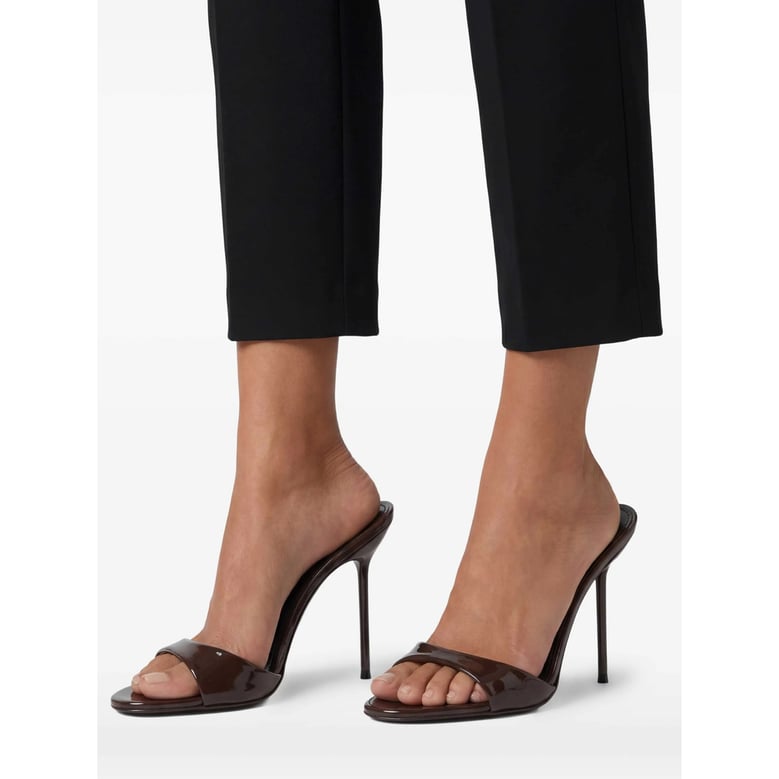 stiletto sandals brown by Selfnex