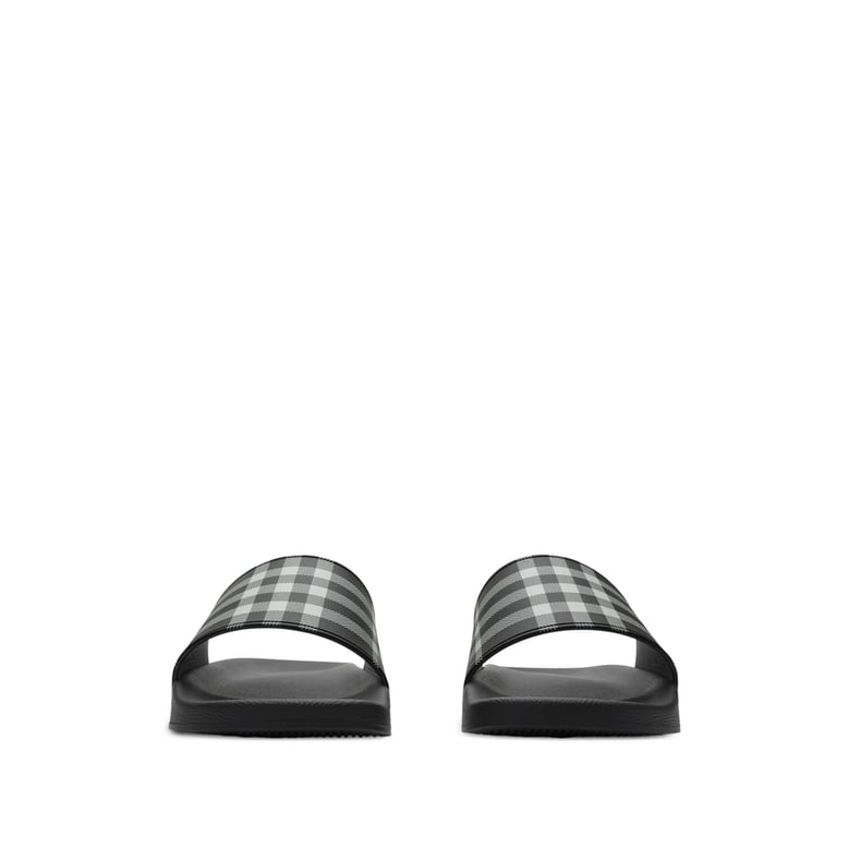 thong sandals black/white by Selfnex
