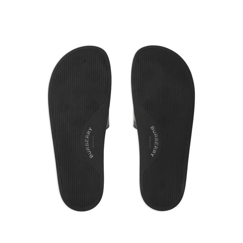 thong sandals black/white by Selfnex