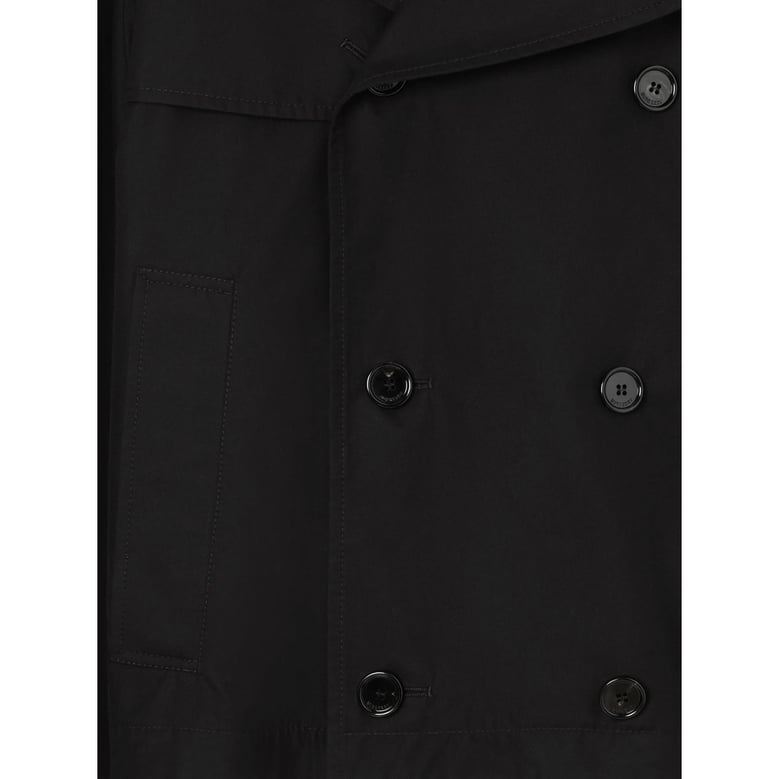 trench coat leadenham black by Selfnex
