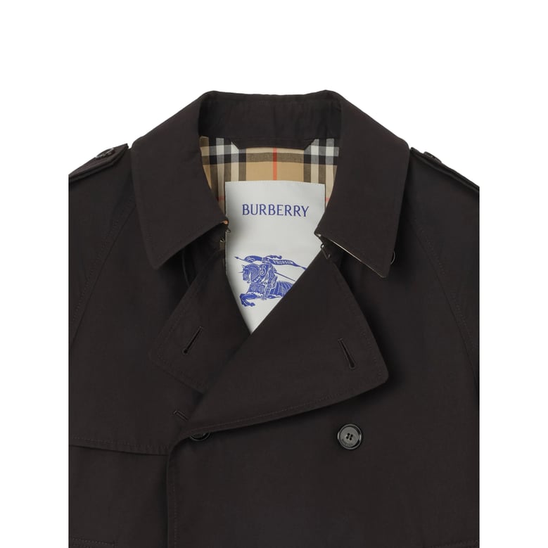 trench coat leadenham black by Selfnex