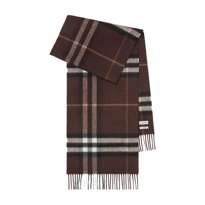 scarf cashmere brown/black by Selfnex