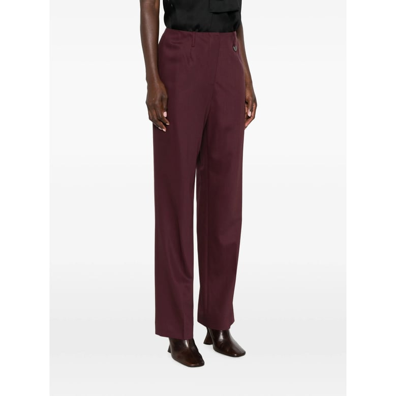 straight trousers wallis red wool by Selfnex