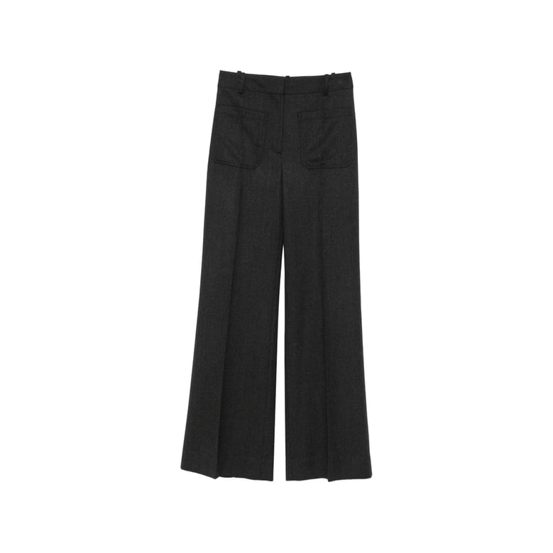 wide-leg trousers grey by Selfnex